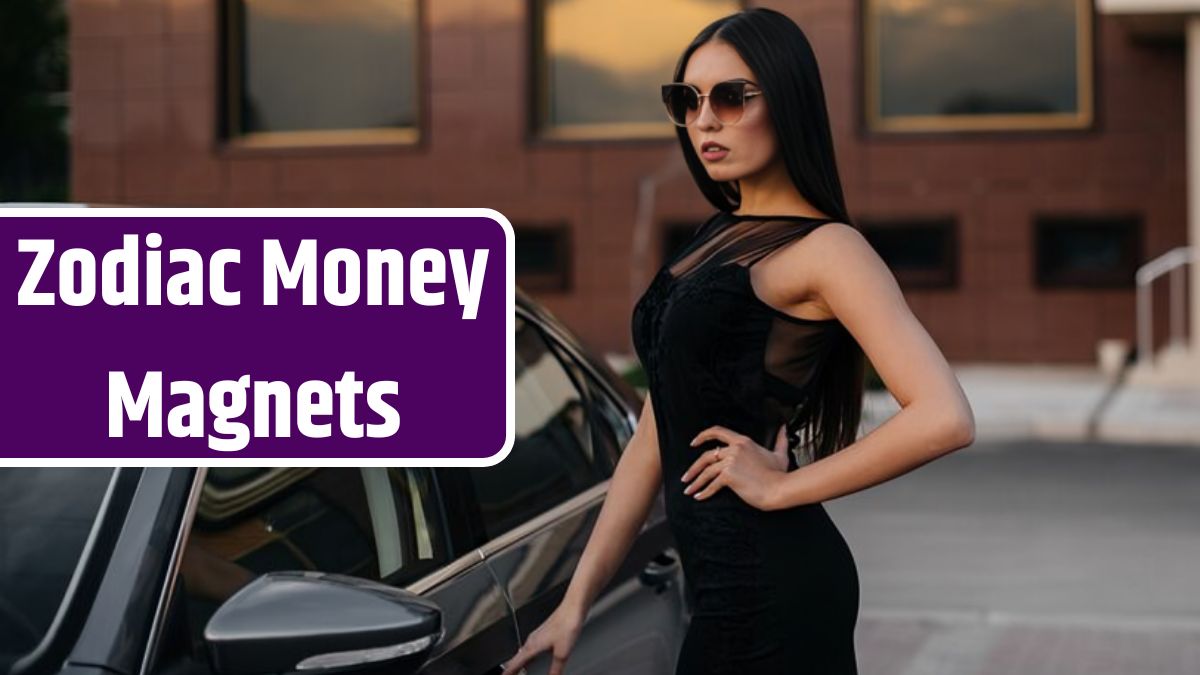 Stylish young girl stands near the car in a black dress. Business fashion and style.