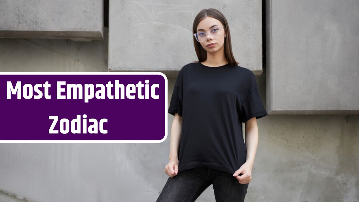 Woman or girl wearing black blank cotton t-shirt with space for your logo, mock up or design in casual urban style