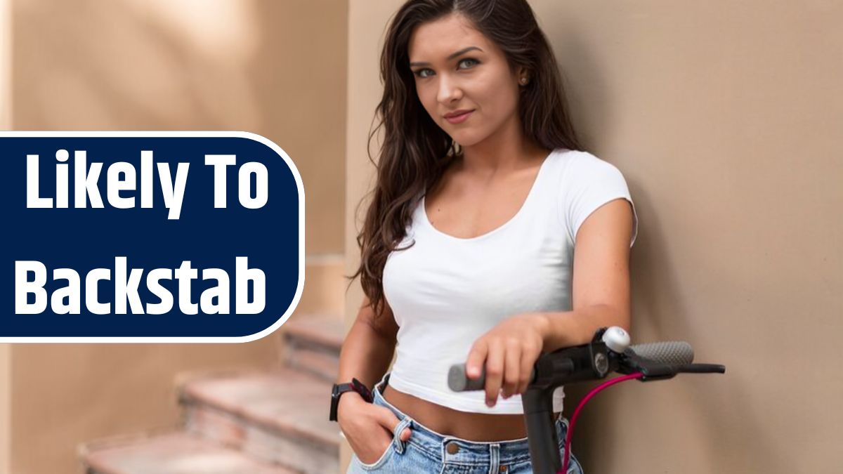 Front view of woman posing with electric scooter